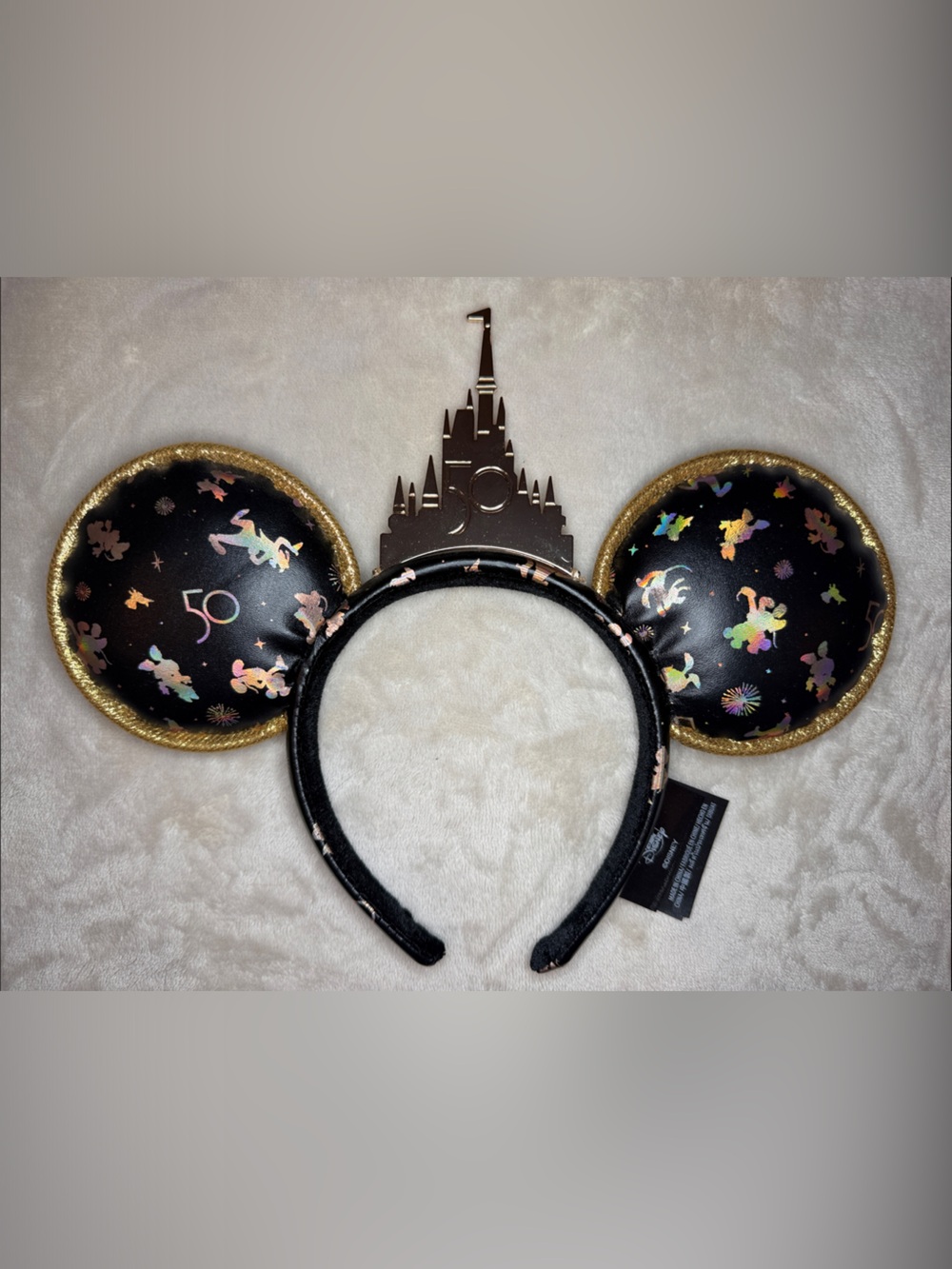 Walt Disney World Parks 50th Anniversary Grand Finale Ear Headband Adults